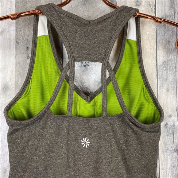 Athleta Equator Strappy Tank in Olive Grey Size XS - Picture 13 of 16